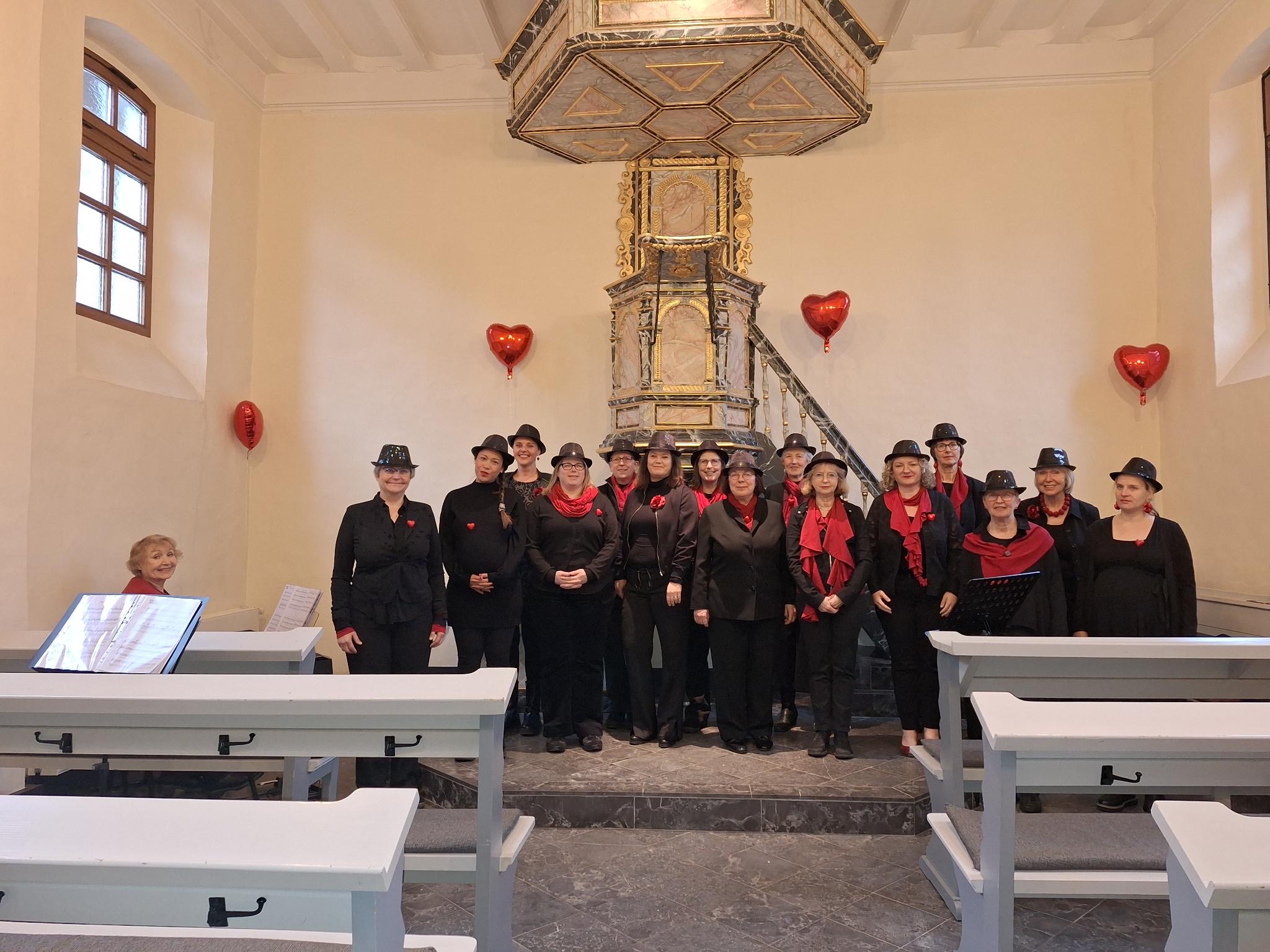 Frauenchor Auftakt beim Liebesdienst in der Hofkirche in Erkelenz-Lövenich